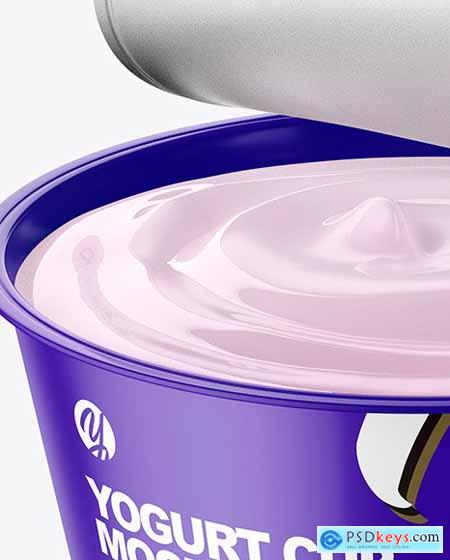 Download Opened Glossy Yogurt Cup Mockup 56225 » Free Download ...