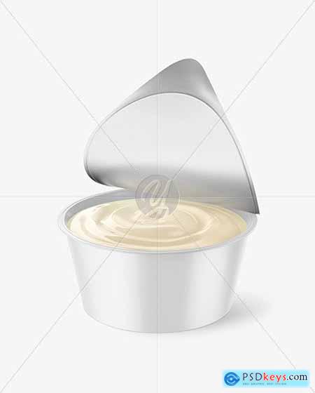 Download Opened Glossy Yogurt Cup Mockup 56225 Free Download Photoshop Vector Stock Image Via Torrent Zippyshare From Psdkeys Com