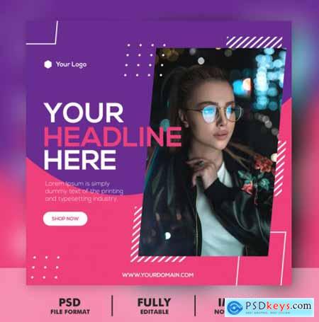 Social media post template vol.2 » Free Download Photoshop Vector Stock ...