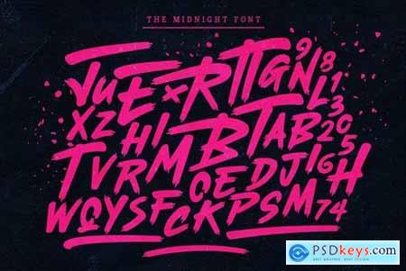 The Midnight - Font 4002736