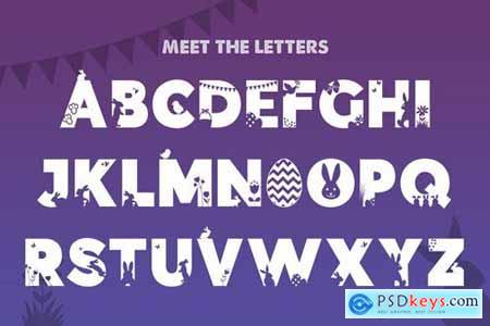 Easter Silhouette Font