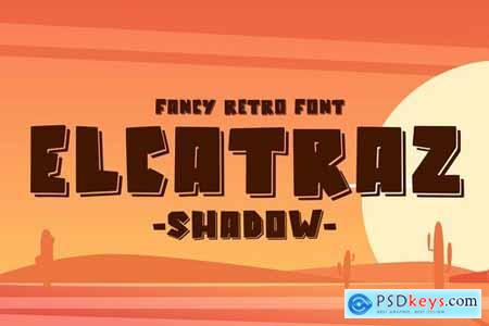Elcatraz Shadow Font