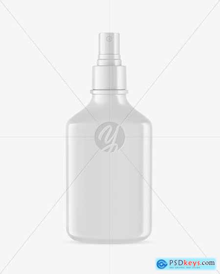 Matte Spray Bottle Mockup 56243