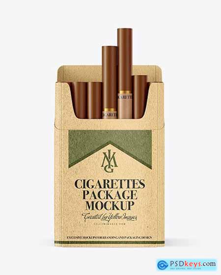 Kraft Cigarette Pack Mockup 56394