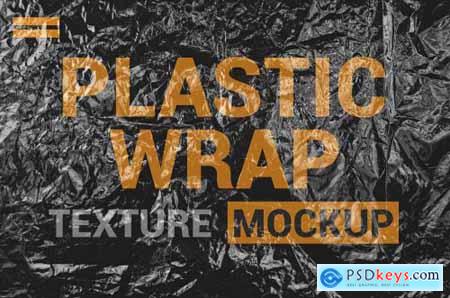 Stretch Plastic Texture Mock up