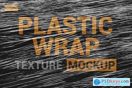 Stretch Plastic Texture Mock up
