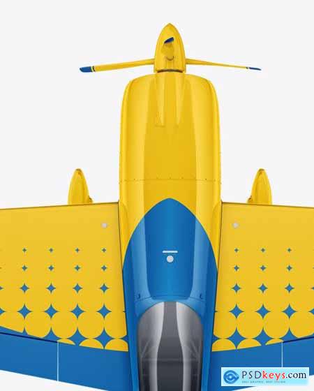 Download Sport Airplane Mockup - Top View 56259 » Free Download Photoshop Vector Stock image Via Torrent ...