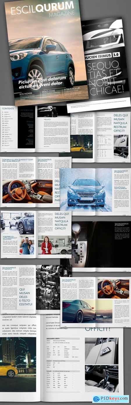 Automobile cars Magazine Layout 328389006