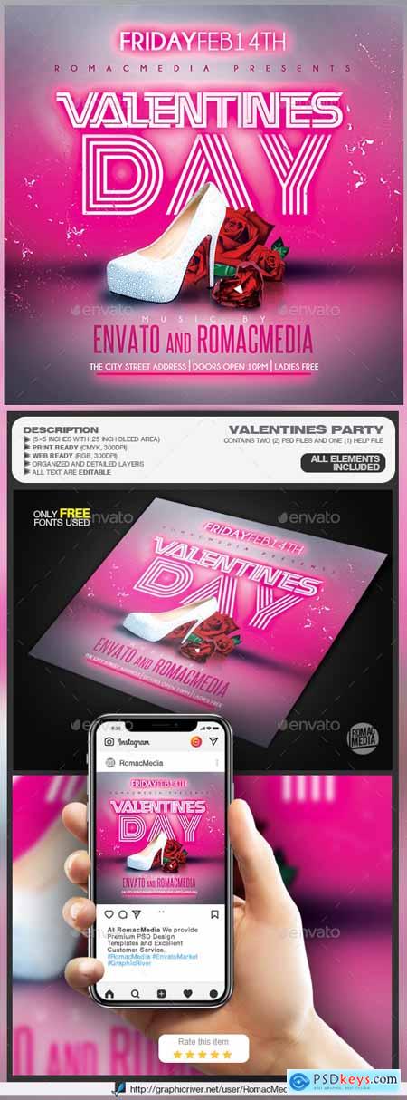 Valentines Flyer 25584989
