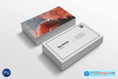 Smoke Color Business Card Template
