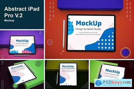 Abstract iPad Pro V.2 Mockup