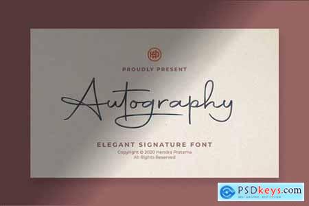 Autography - Signature Font 4635449
