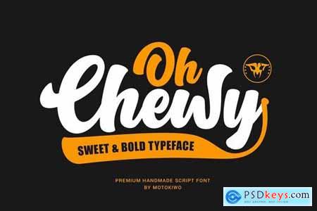 Oh Chewy - Sweet & Bold Script Font 4634527