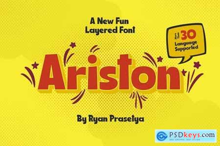 Ariston Comic Layered Font 4629940