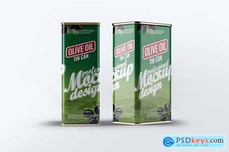 Tin Can Olive Oil Mock-Up