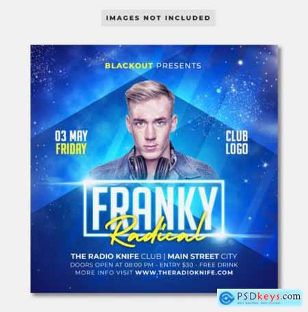 Dj flyer template