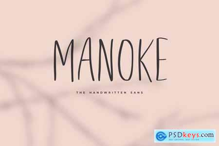 Manoke - The Handwritten Sans