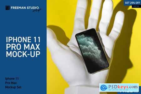 iPhone 11 Pro Max Mock-Up Set 4551961