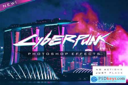 Cyberpunk Photoshop Effects 4570682