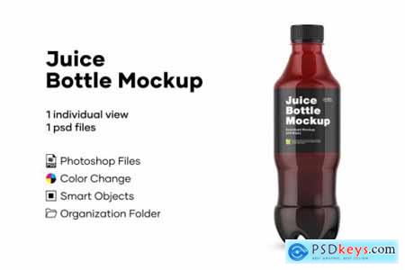 Juice bottle mockup 4