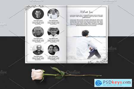 8 Page Funeral Program Template V935 4250086