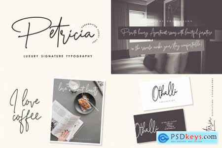 Handwritten-Script Font Bundle 4513030