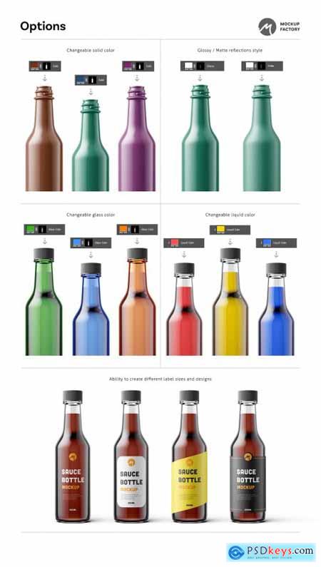 Sauce Bottle Mockup Vol.3 4585215