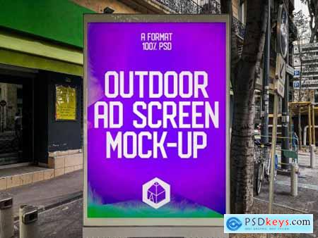 Outdoor Ad Screen MockUps 11 (v.3) 4581653