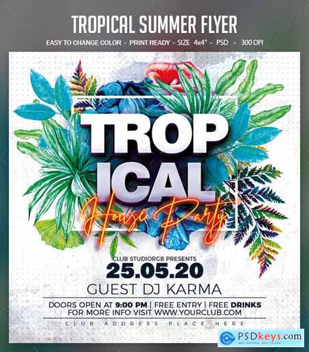 Tropical Summer Flyer 25603570