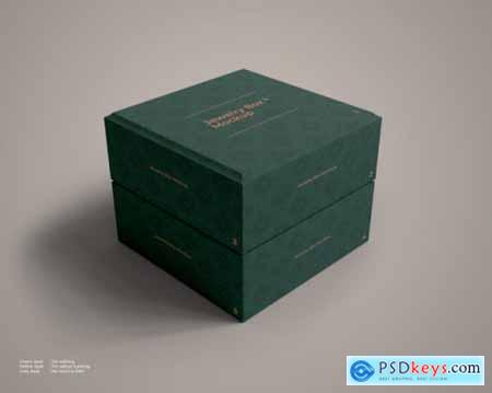 Jewelry box mockup