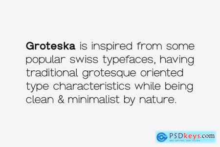 GROTESKA - Minimal & Modern Typeface 4658501