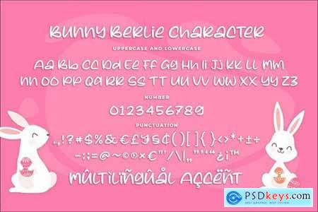 Bunny Berlie - a Cute Rounded Font