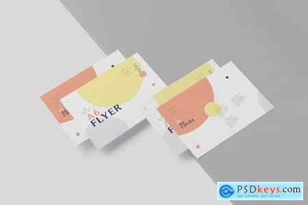 A6 Single Page Flyer Mockups