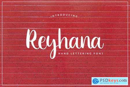 Reyhana - Hand Lettering Font