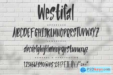 Westifal - The Handwritten Font