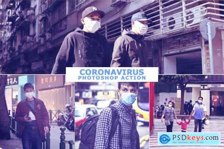 CoronaVirus Photoshop Action 4690784