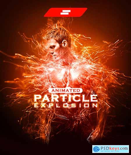 Gif Animated Particle Explosion Photoshop Action 22787201
