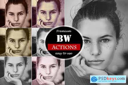 BW Actions for Photoshop 4518460