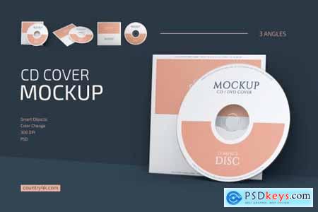 CD Cover Mockup Set 4511525