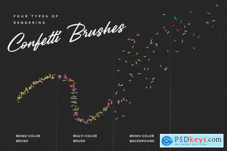 Confetti & Glitter Procreate Brushes 4523593