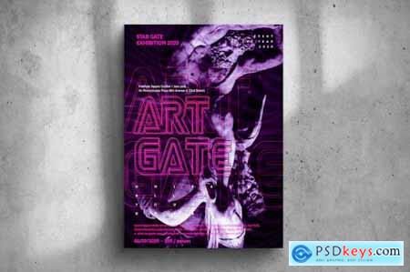 Art Gate Exhibition - Big Poster Design