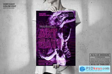 Art Gate Exhibition - Big Poster Design