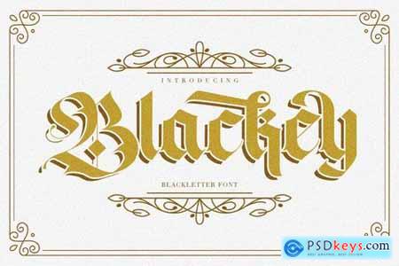 Blackey Blackletter Font