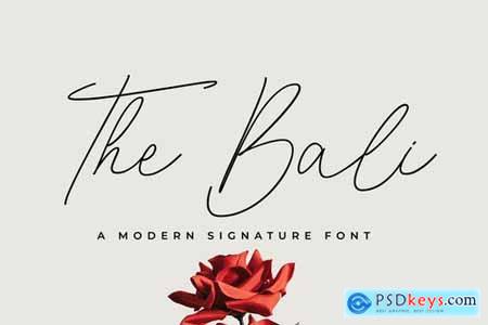The Bali Signature Font