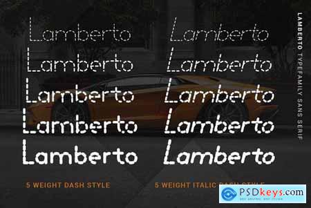 Lamberto - 20 Monoline Fonts