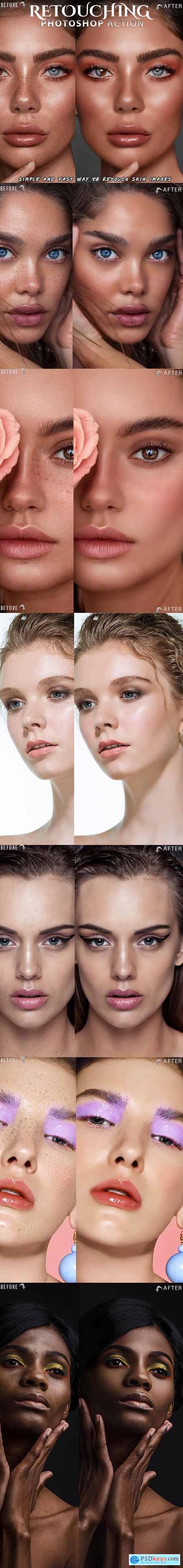 Skin Retouch Photoshop Action 25828641