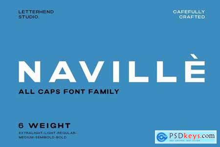 Navill&#232; Family - 6 Fonts 4704882