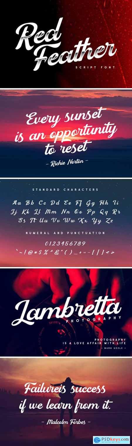Red Father Font