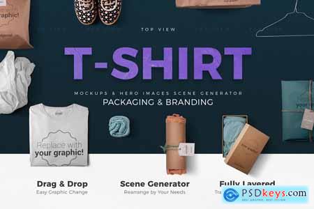 T-shirt Mockups & Packages 4519859
