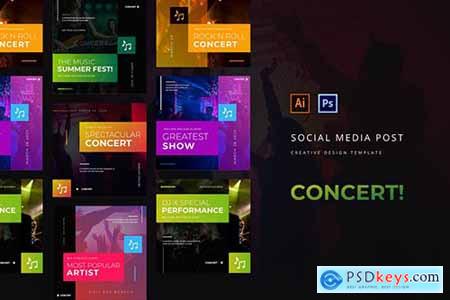 Concert Social Media Post